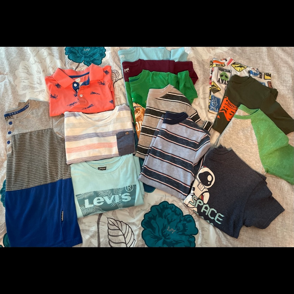 Boys 10/12 shirts - lot of 13